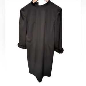 Vintage 90’s Yves Cossette Depeche Mode Black Long Sleeve Dress